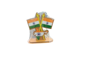 Flag with Map showpiece
